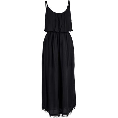 bonprix Maxikleid aus strukturierter Viskose schwarz 38 bonprix Maxikleid aus strukturierter Viskose schwarz 38