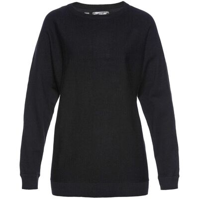 bonprix Pullover mit Fledermausärmeln schwarz 44 bonprix Pullover mit Fledermausärmeln schwarz 44