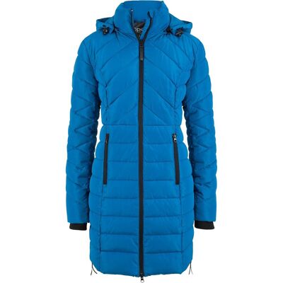 bonprix Long-Steppjacke mit Wattierung blau 50 bonprix Long-Steppjacke mit Wattierung blau 50