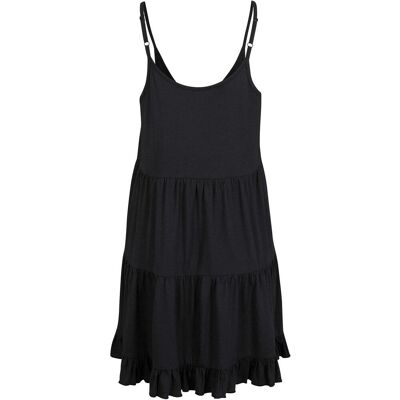 bonprix Spaghetti-Long-Top aus Baumwoll-Viskose-Mix schwarz 44 bonprix Spaghetti-Long-Top aus Baumwoll-Viskose-Mix schwarz 44