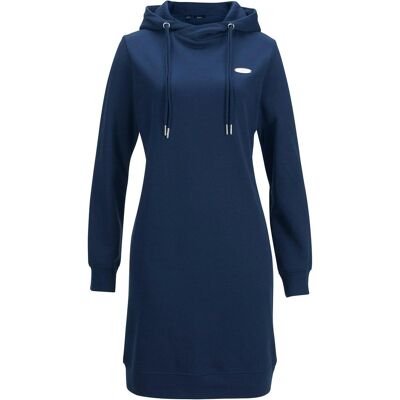 bonprix Sweatkleid mit Kapuze blau 36 bonprix Sweatkleid mit Kapuze blau 36