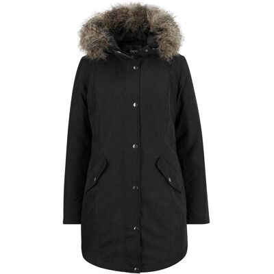 bonprix Parka mit seitlichen Reißverschlüssen zur Weitenregulierung schwarz 38 bonprix Parka mit seitlichen Reißverschlüssen zur Weitenregulierung schwarz 38