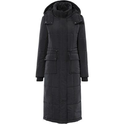 bonprix Wintermantel mit seitlichen Reißverschlüssen schwarz 48 bonprix Wintermantel mit seitlichen Reißverschlüssen schwarz 48