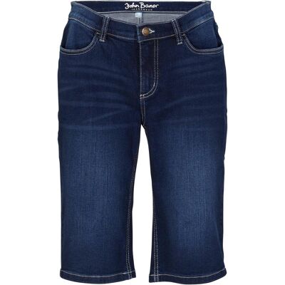 bonprix Jeans Bermuda Mid Waist, Stretch blau 46 bonprix Jeans Bermuda Mid Waist, Stretch blau 46