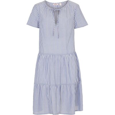bonprix Sommer-Tunika-Kleid aus reiner Baumwolle blau 48 bonprix Sommer-Tunika-Kleid aus reiner Baumwolle blau 48