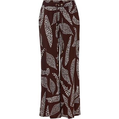 bonprix Marlenehose aus fließender Viskose braun 44 bonprix Marlenehose aus fließender Viskose braun 44