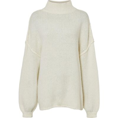 bonprix Grobstrick-Pullover weiß 44 bonprix Grobstrick-Pullover weiß 44
