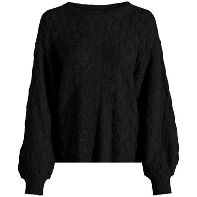 bonprix Ajour-Pullover schwarz 36 bonprix Ajour-Pullover schwarz 36