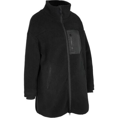 bonprix Teddy-Fleece Jacke schwarz 36 bonprix Teddy-Fleece Jacke schwarz 36