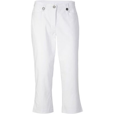 bonprix 7/8-Bengalin-Hose mit Bequembund weiß 54 bonprix 7/8-Bengalin-Hose mit Bequembund weiß 54