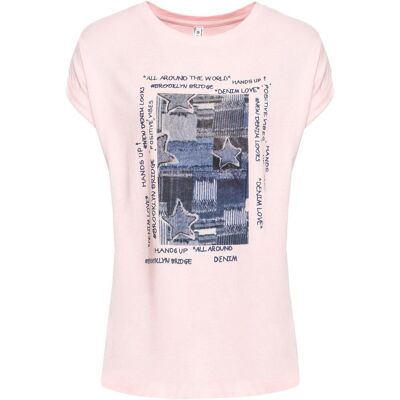 bonprix T-Shirt aus softem Viskose-Mix rosa 44 bonprix T-Shirt aus softem Viskose-Mix rosa 44