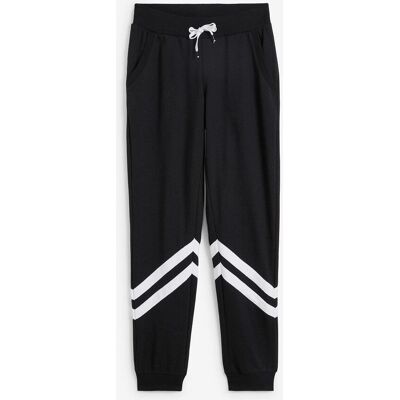 bonprix Sweathose mit Streifen schwarz 40 bonprix Sweathose mit Streifen schwarz 40