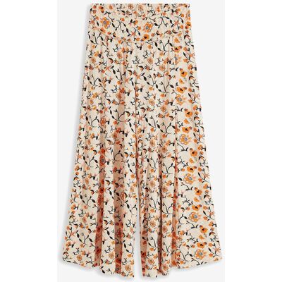 bonprix Palazzo-Hose aus fließender Viskose beige 40 bonprix Palazzo-Hose aus fließender Viskose beige 40