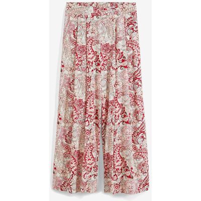 bonprix Palazzo-Hose aus fließender Viskose weiß 38 bonprix Palazzo-Hose aus fließender Viskose weiß 38