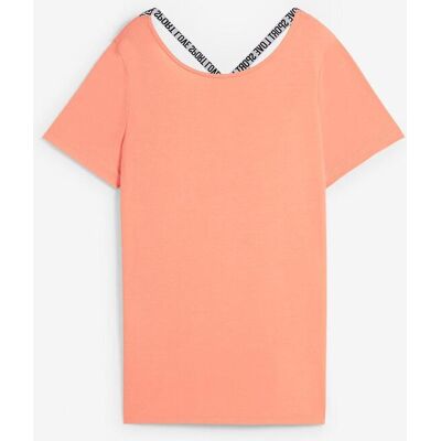 bonprix Langes Sport-Shirt mit Rückenausschnitt orange 48 bonprix Langes Sport-Shirt mit Rückenausschnitt orange 48