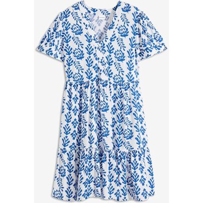 bonprix Tunika-Kleid aus reiner Viskose weiß 36 bonprix Tunika-Kleid aus reiner Viskose weiß 36