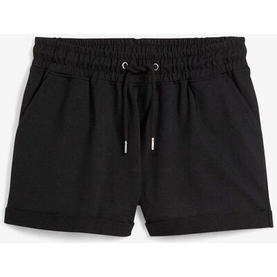 bonprix Sweat-Shorts aus Baumwoll-Mix schwarz 32 bonprix Sweat-Shorts aus Baumwoll-Mix schwarz 32