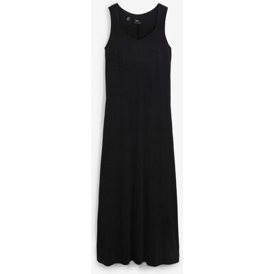 bonprix Maxikleid aus Baumwoll- Viskose Mischung schwarz 36 bonprix Maxikleid aus Baumwoll- Viskose Mischung schwarz 36