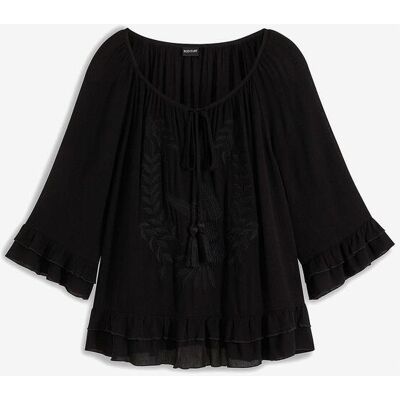 bonprix Tunika aus softer Viskose schwarz 44 bonprix Tunika aus softer Viskose schwarz 44