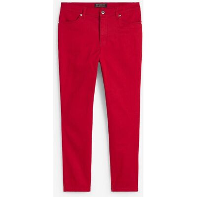bonprix Stretchhose aus Baumwolle rot 54 bonprix Stretchhose aus Baumwolle rot 54