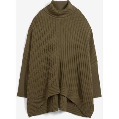 bonprix Oversize-Poncho Pullover grün 44 bonprix Oversize-Poncho Pullover grün 44