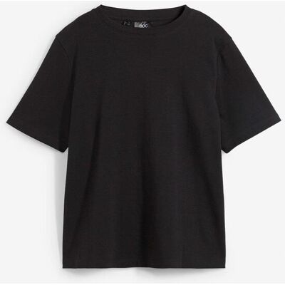 bonprix T-Shirt aus reiner schwerer Bio-Baumwolle schwarz 44 bonprix T-Shirt aus reiner schwerer Bio-Baumwolle schwarz 44