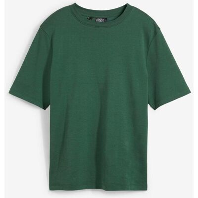 bonprix T-Shirt aus reiner schwerer Bio-Baumwolle grün 36 bonprix T-Shirt aus reiner schwerer Bio-Baumwolle grün 36