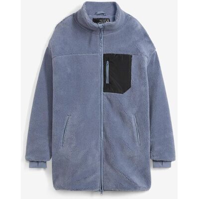 bonprix Teddy-Fleece Jacke blau 48 bonprix Teddy-Fleece Jacke blau 48
