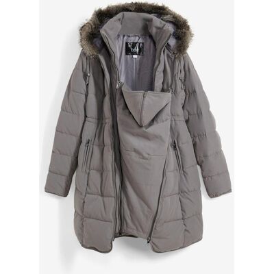 bonprix 3-in-1 warm wattierte Umstands- und Tragejacke grau 38 bonprix 3-in-1 warm wattierte Umstands- und Tragejacke grau 38