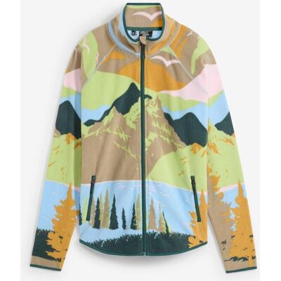 bonprix Fleecejacke mit Reißverschluss-Taschen blau 40 bonprix Fleecejacke mit Reißverschluss-Taschen blau 40