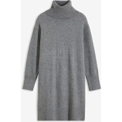 bonprix Strickkleid mit Rollkragen grau 44 bonprix Strickkleid mit Rollkragen grau 44