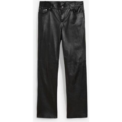 bonprix Lederhose aus Lammnappa schwarz 52 bonprix Lederhose aus Lammnappa schwarz 52