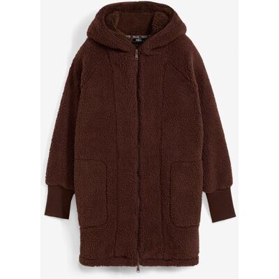 bonprix Teddy-Fleece Jacke braun 56 bonprix Teddy-Fleece Jacke braun 56