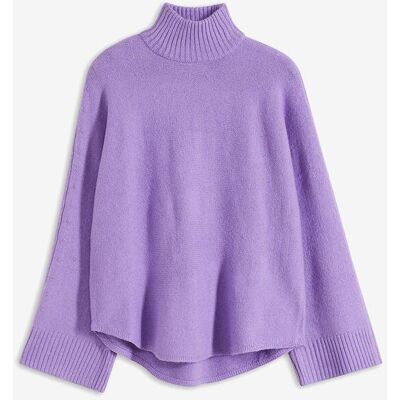 bonprix Pullover mit Stehkragen lila 52 bonprix Pullover mit Stehkragen lila 52