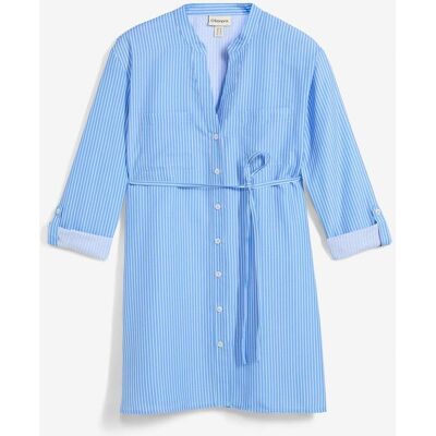 bonprix Umstandsbluse und Stillbluse aus reiner Bio-Baumwolle blau 34 bonprix Umstandsbluse und Stillbluse aus reiner Bio-Baumwolle blau 34