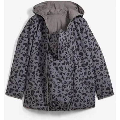 bonprix 4-in-1 Wende-Umstandsjacke mit Tragefunktion grau 46 bonprix 4-in-1 Wende-Umstandsjacke mit Tragefunktion grau 46