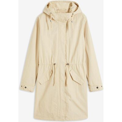 bonprix Long-Parka mit Kapuze beige 36 bonprix Long-Parka mit Kapuze beige 36