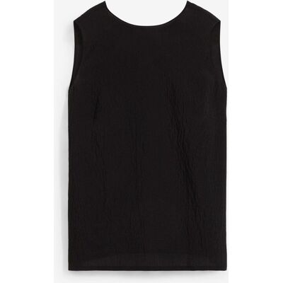 bonprix Blusentop aus Crinkle-Viskose-Mix schwarz 42 bonprix Blusentop aus Crinkle-Viskose-Mix schwarz 42
