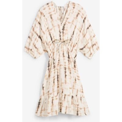 bonprix Kurzes Kleid aus fließender Viskose braun 50 bonprix Kurzes Kleid aus fließender Viskose braun 50