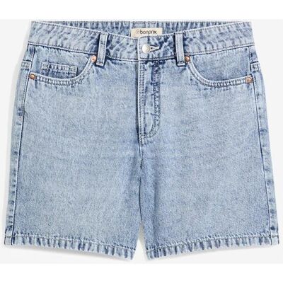 bonprix Jeans-Shorts Mid Waist blau 42 bonprix Jeans-Shorts Mid Waist blau 42