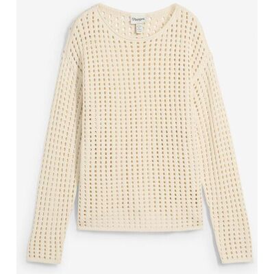 bonprix Ajour-Pullover beige 40 bonprix Ajour-Pullover beige 40
