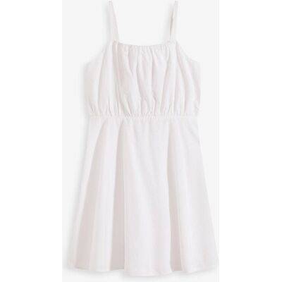 bonprix Minikleid aus reiner Bio-Baumwolle weiß 42 bonprix Minikleid aus reiner Bio-Baumwolle weiß 42