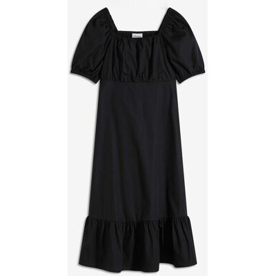 bonprix Midikleid aus reiner Bio-Baumwolle schwarz 38 bonprix Midikleid aus reiner Bio-Baumwolle schwarz 38