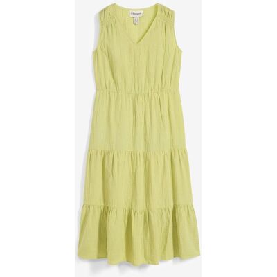 bonprix Baumwoll-Midikleid aus weichem Musselin grün 52 bonprix Baumwoll-Midikleid aus weichem Musselin grün 52