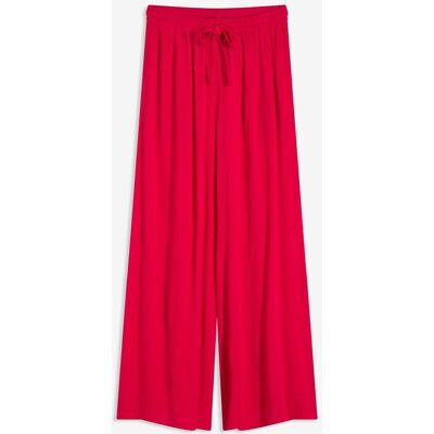 bonprix Weite Hose aus feiner Viskose rot 50 bonprix Weite Hose aus feiner Viskose rot 50