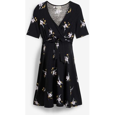bonprix Umstands- und Stillkleid aus weicher Viskose schwarz 32 bonprix Umstands- und Stillkleid aus weicher Viskose schwarz 32
