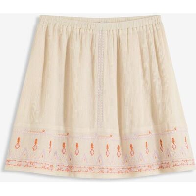 bonprix Minirock mit Stickerei beige 40 bonprix Minirock mit Stickerei beige 40