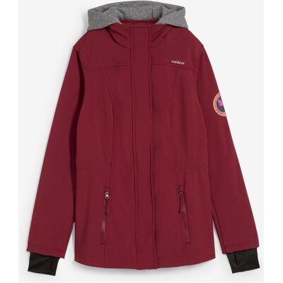 bonprix wasserabweisende Softshell-Longjacke, 2 in 1-Optik rot 42 bonprix wasserabweisende Softshell-Longjacke, 2 in 1-Optik rot 42