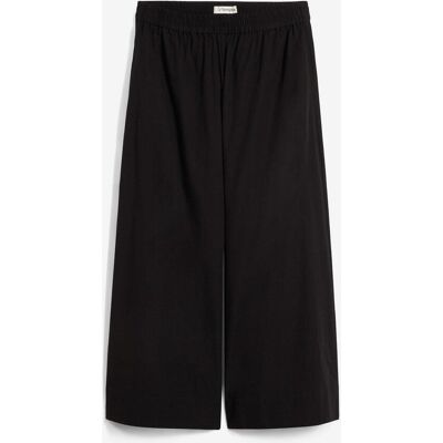 bonprix Weite Culotte aus reiner Baumwolle schwarz 34 bonprix Weite Culotte aus reiner Baumwolle schwarz 34