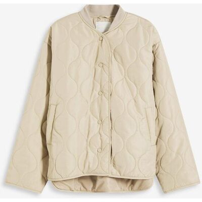 bonprix Ultraleichte Steppjacke, Oversized beige 46 bonprix Ultraleichte Steppjacke, Oversized beige 46